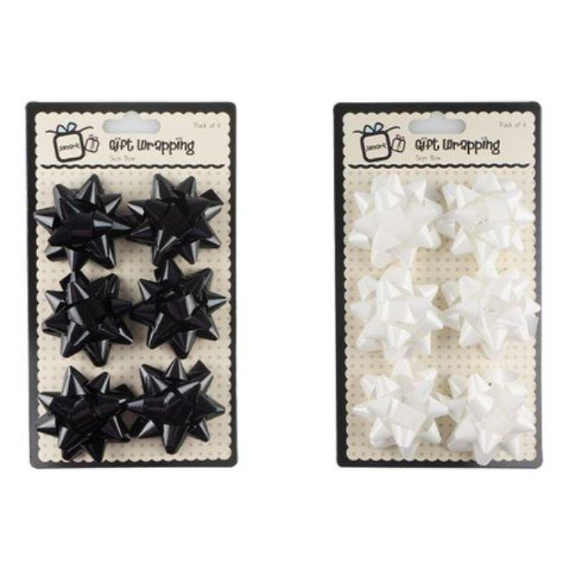 6 Pack Metallic Bow - 5cm