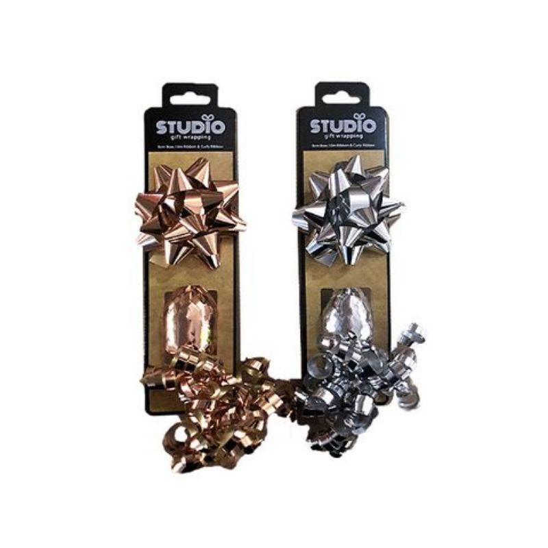 Silver/Rose Giftwrapping Set