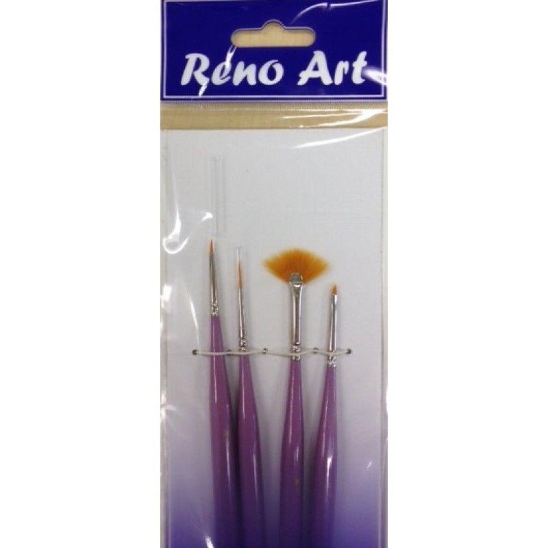 4 Piece Detail Brush Set