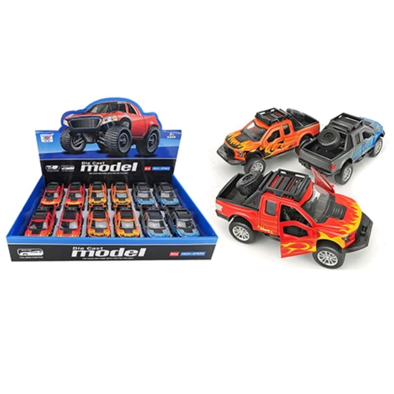 Die Cast Pullback Off Road UTE Car Toy - 13cm
