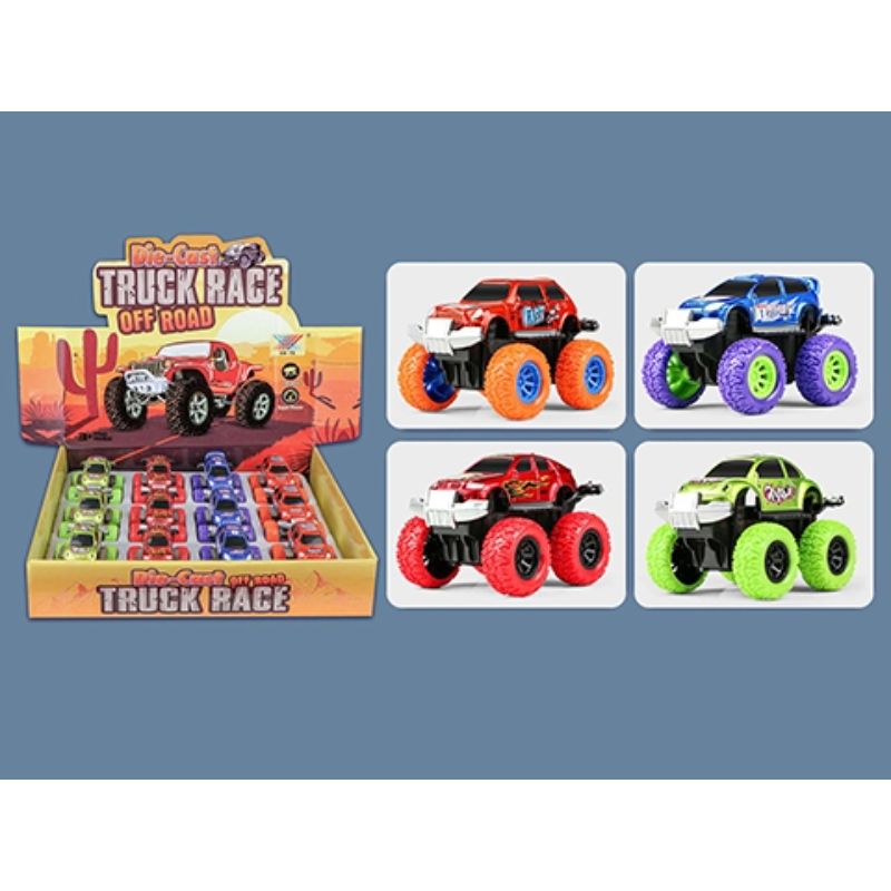 Die Cast Friction Giant Tyre Off Roader Car Toy