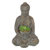 Load image into Gallery viewer, Decor Buddha Holding Succulents - 38cm