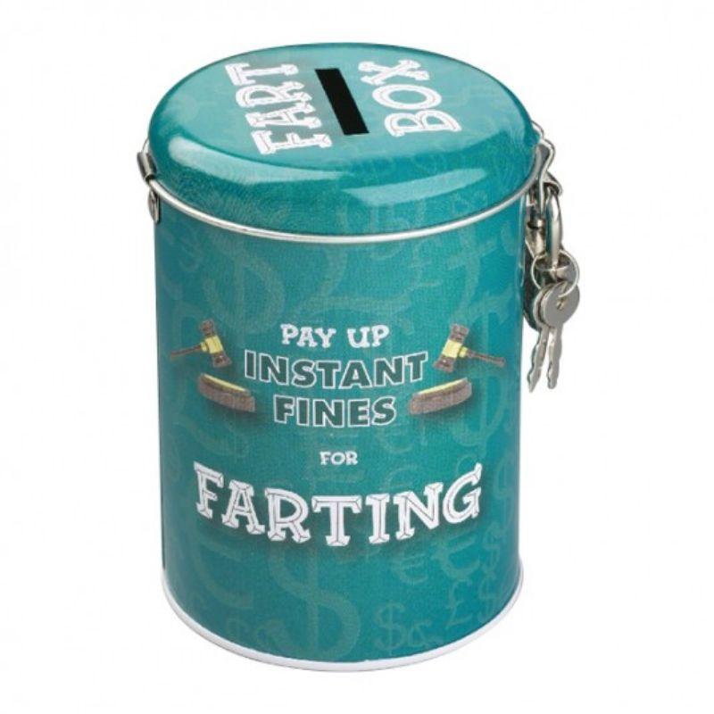 Farting Instant Fines Money Tin - 11cm