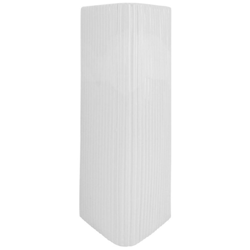 White Bermuda Tri Vase - 13cm x 32cm