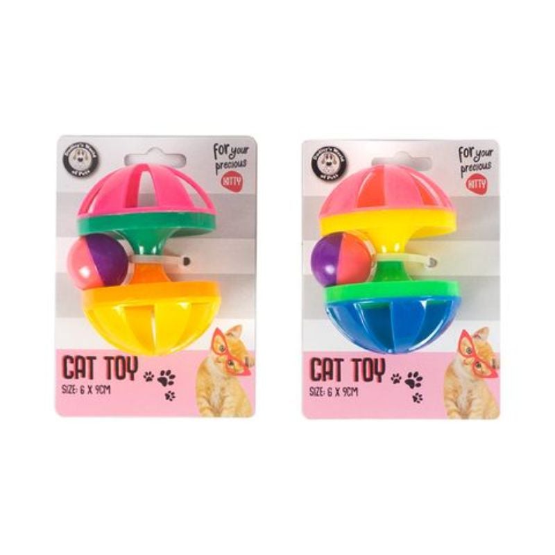 Cat Toy Carousel with Ball - 6cm x 9cm