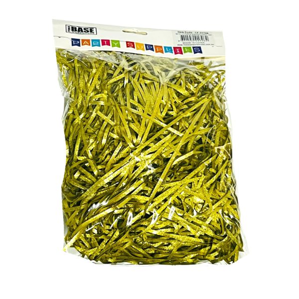 Metallic Lime Shredded Paper - 50g