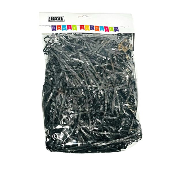 Metallic Black Shredded Paper - 50g
