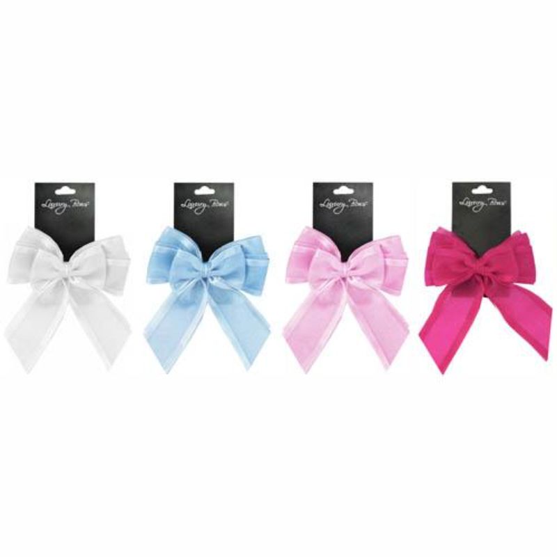 Small Organza Ribbon Butterfly Bows