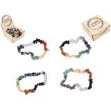 Load image into Gallery viewer, Chakra Gem Stone Bracelet