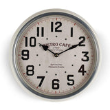 Load image into Gallery viewer, White Classic Metal Wall Clock - 31cm x 31cm x 6.5cm

