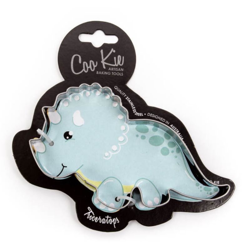 Coo Kie Triceratops Cookie Cutter - 12cm x 1.5cm