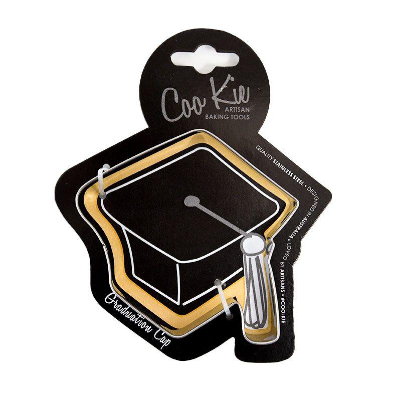 Coo Kie Graduation Cap Cookie Cutter - 95mm x 15mm