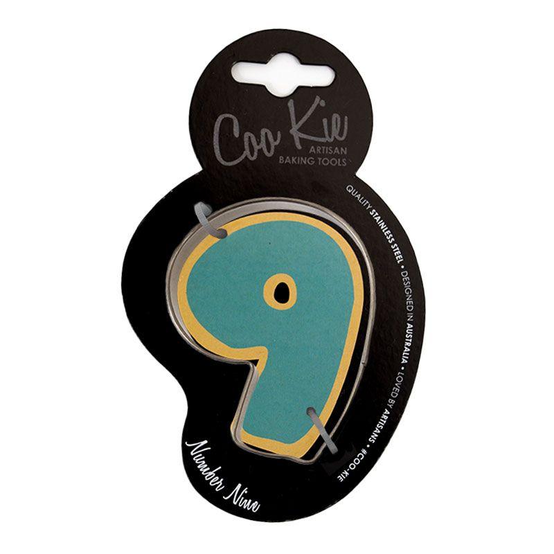 Coo Kie NUMBER 9 Cookie Cutter - 72mm L x 15mm D