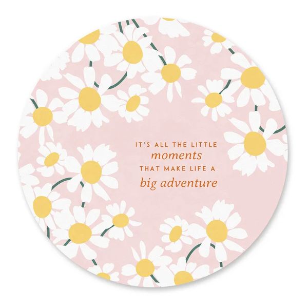 6 Pack Flower Market Round Placemat - 33cm
