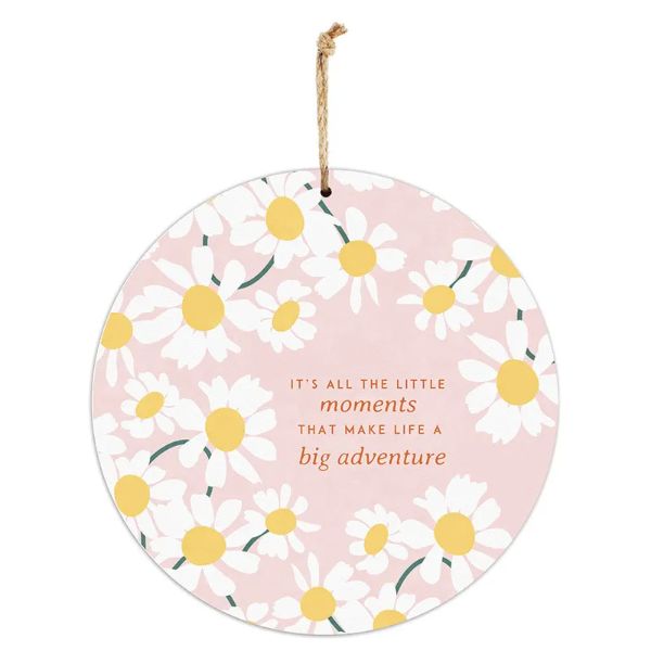 Flower Market Hanging Tin Sign - 30cm