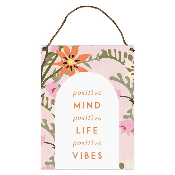 Flower Market Hanging Tin Sign - 30cm x 40cm