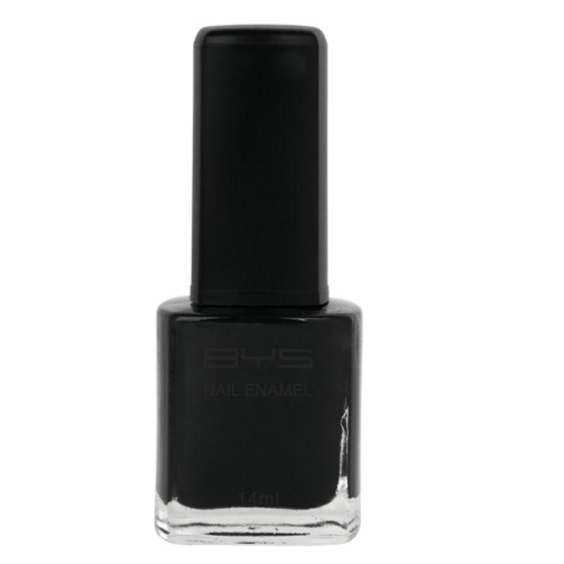 BYS Black Satin Nail Polish N002