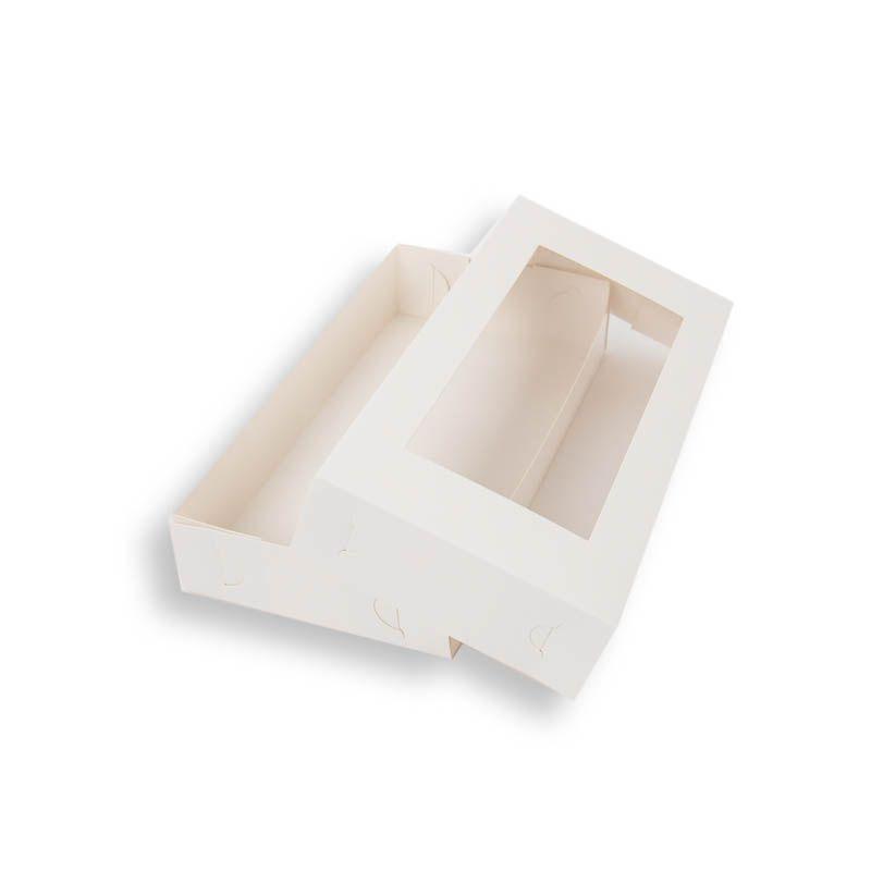 White Cookie/Chocolate Box - 22.5cm x 11.5cm x 4cm