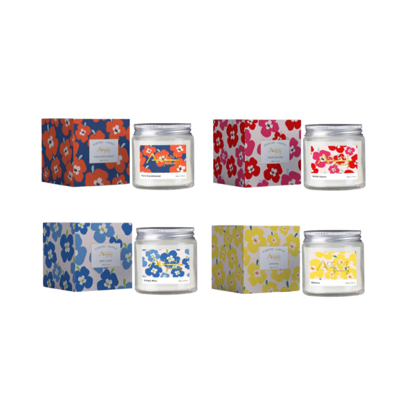 Accent Groovy Scented Glass Jar Candle - 100g