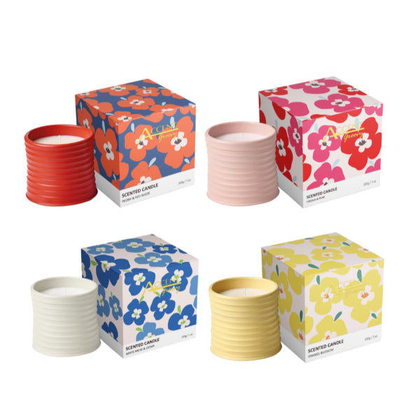 Accent Groovy Scented Candle In Ceramic - 200g
