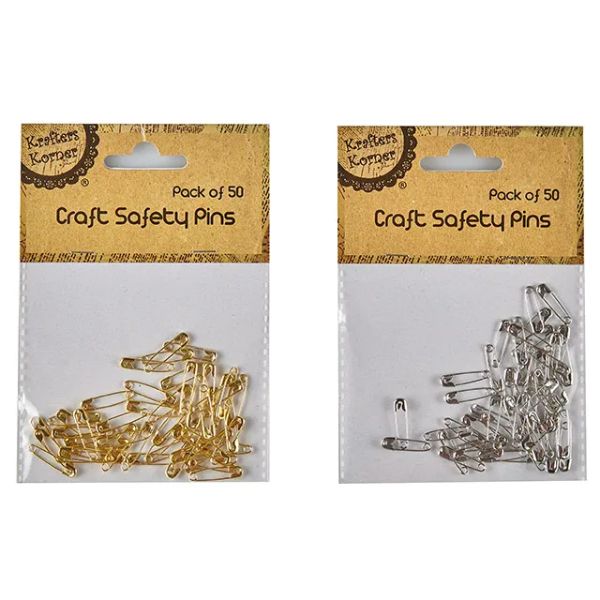 Craft 50 Pack Craft Safety Pins