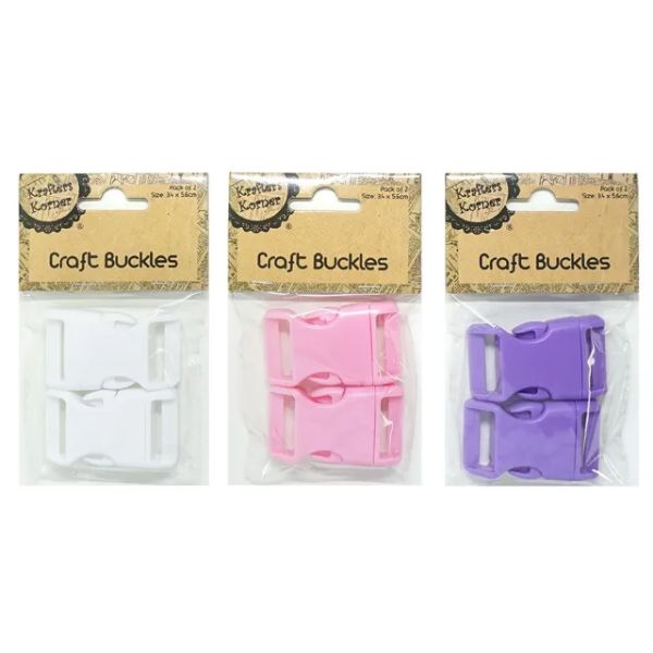 Large Craft Buckles - 3.4cm x 5.6cm