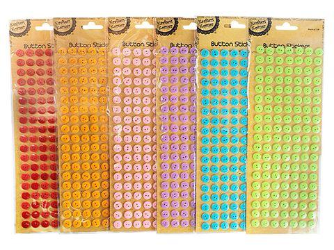 119 Pack Button Stickers