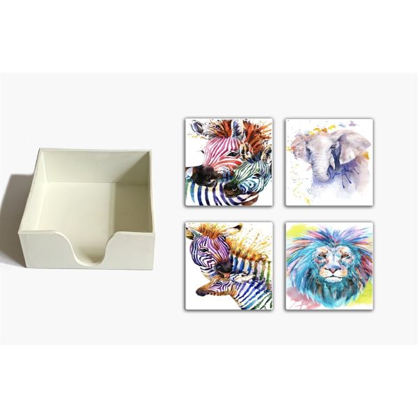 Ceramic Coaster - 11.2cm x 11.2cm x 4.2cm