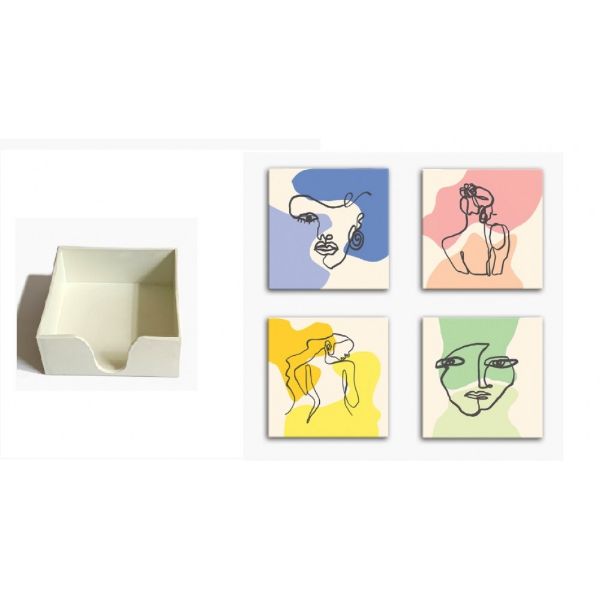 Ceramic Coaster - 11.2cm x 11.2cm x 4.2cm