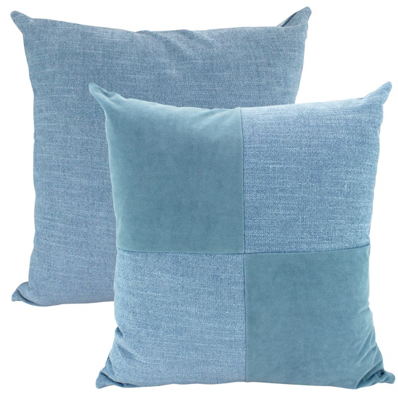 Blues Quartered Cushion - 50cm x 50cm