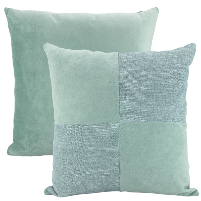 Sage Quartered Cushion - 50cm x 50cm