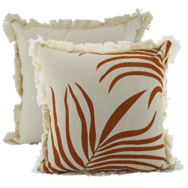 Orange Calliope Cushion - 45cm x 45cm