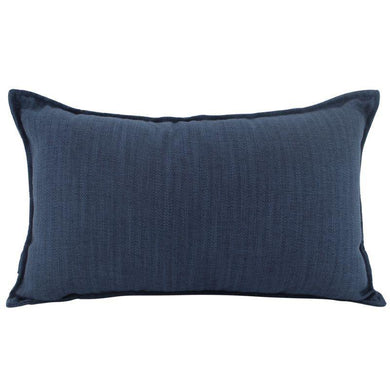 Navy Linen Cushion - 30cm x 50cm - The Base Warehouse