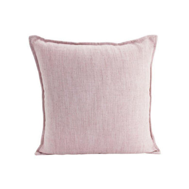 Baby Pink Linen Cushion - 45cm x 45cm - The Base Warehouse
