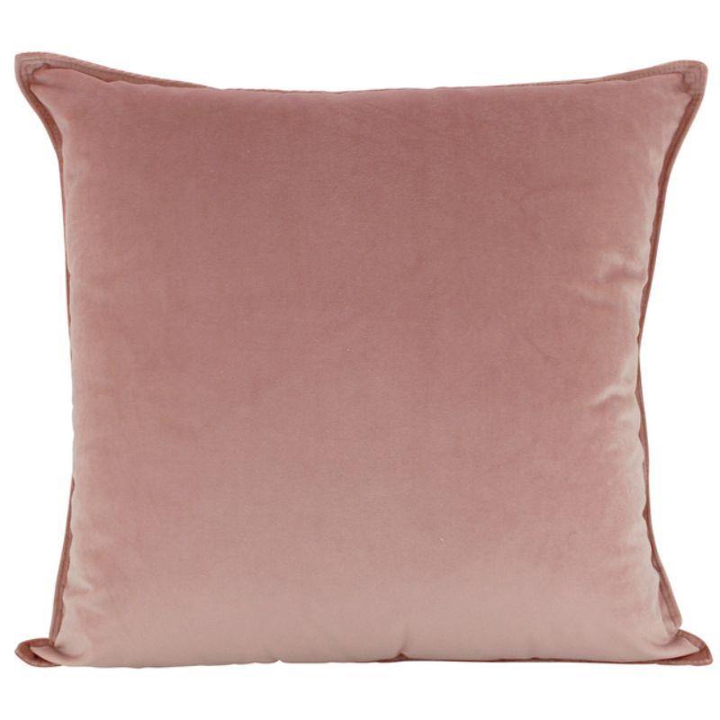 Pink Velvet Cushion - 55cm x 55cm - The Base Warehouse