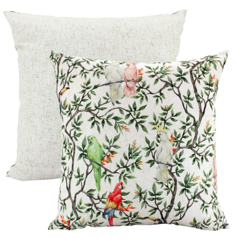 Founding Feathers Linen Cushion - 50cm x 50cm