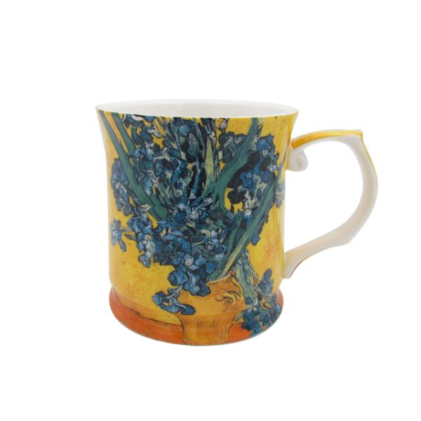 Van Gogh Irises In Vase Mug - 415ml