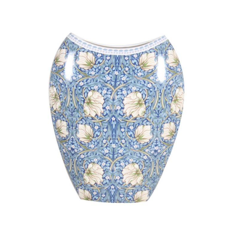 William Morris Blue Vase - 20cm x 8cm x 25.5cm