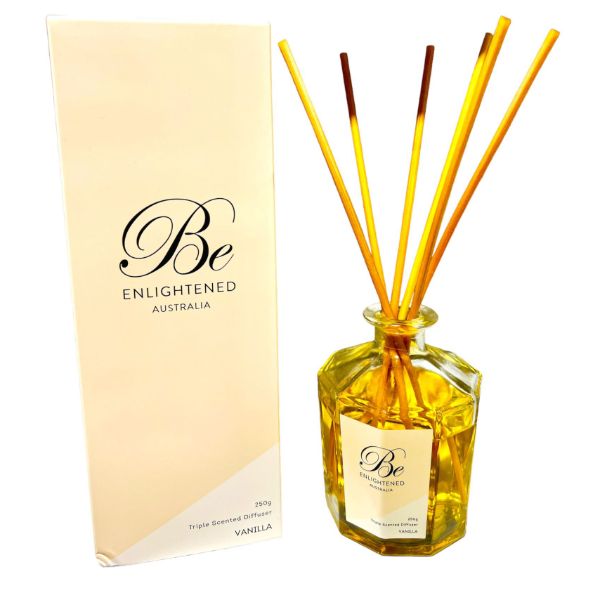Be Enlightened Vanilla Triple Scented Diffuser - 250g