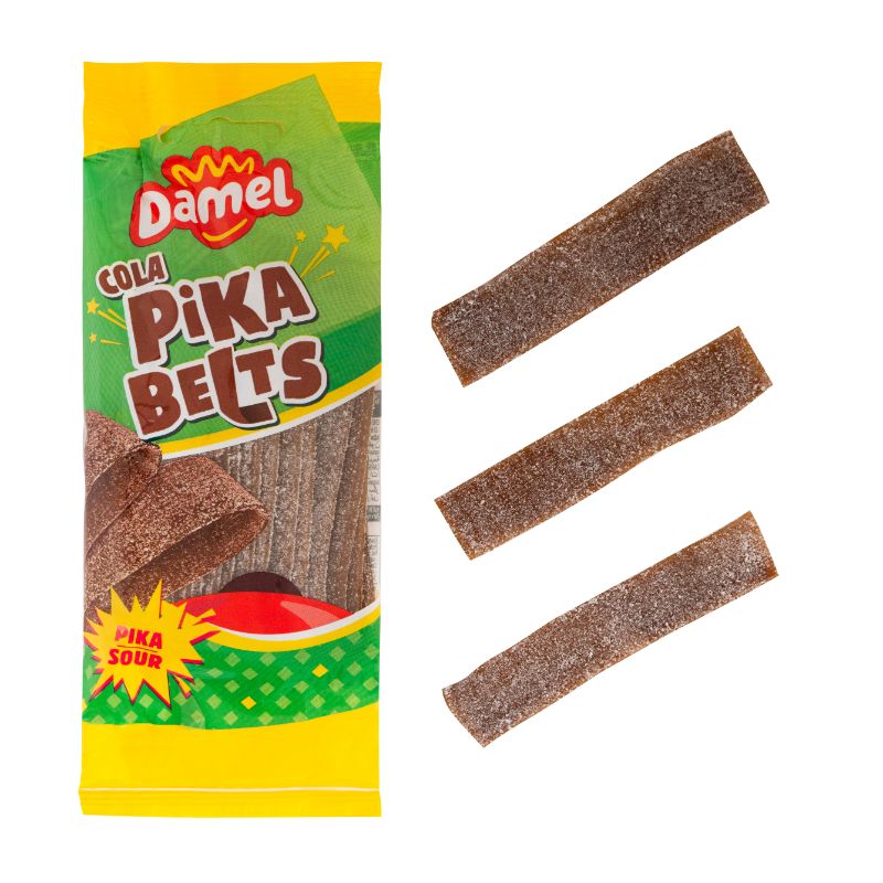 Damel Cola Sour Belts - 100g