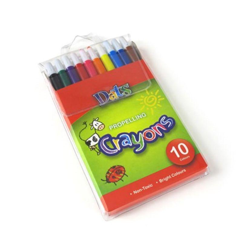 Crayon Propelling 10pk in PVC Wallet