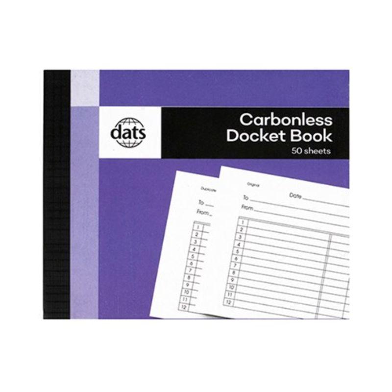 Carbonless Docket Book - 50 Sheets