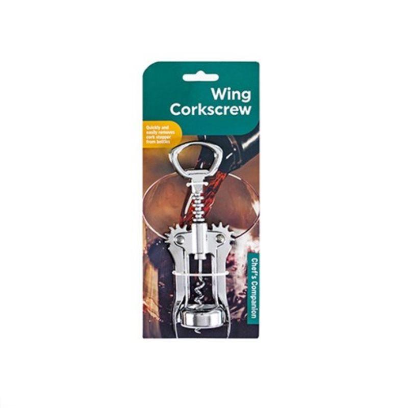 Stainless Steel Wing Style Corkscrew - 16.5cm