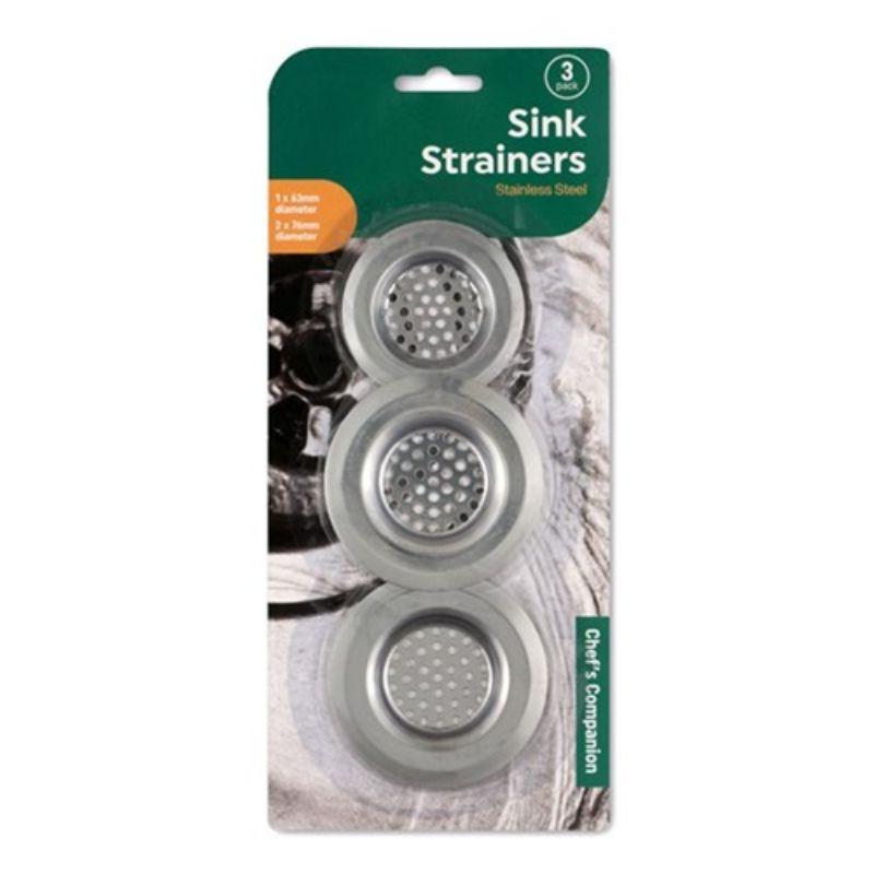 3 Pack Stainless Steel Sink Strainer