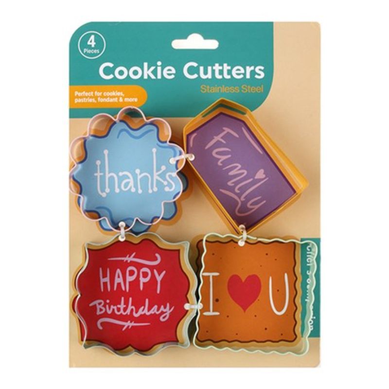 Cookie Pastry Cutters 4pcs S/S 430