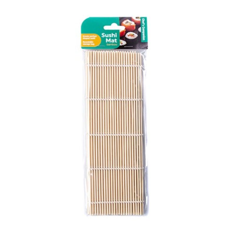Bamboo Sushi Mat with Resealable Bag - 24cm x 24cm