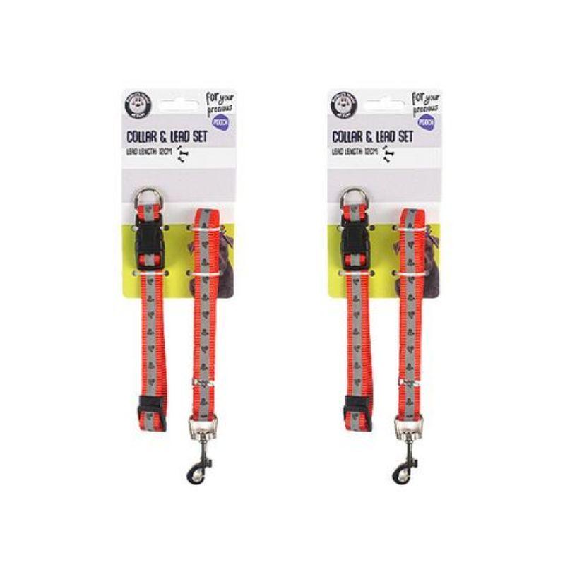 Dog Collar & Lead Set - 12cm