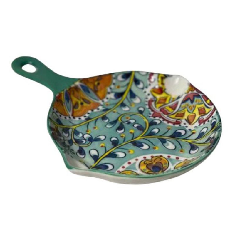 Morocco Round Tapas With Handle - 24cm x 18cm