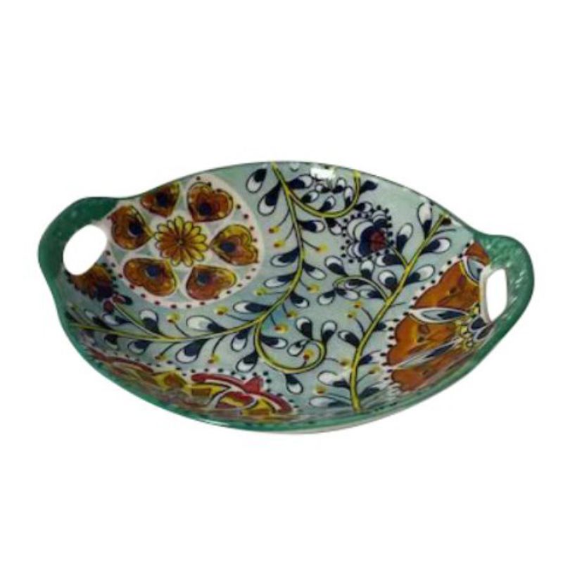 Morocco Round Serving Plate - 22cm x 20cm