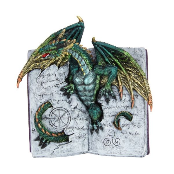 Dragon Emerging From Book - 21cm
